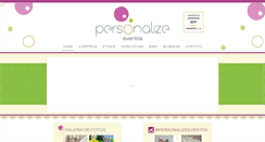 Desktop Screenshot of personalizeeventos.com.br