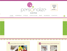 Tablet Screenshot of personalizeeventos.com.br